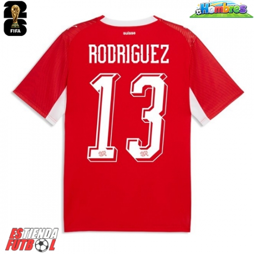 Suiza Ricardo Rodriguez #13 Primera Equipación Mundial 2026 Manga Corta